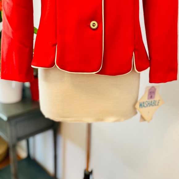 NWT- VTG Breli Original Vibrant Red Shacket - Picture 7 of 8